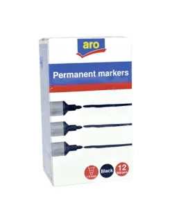 marker permanent negru